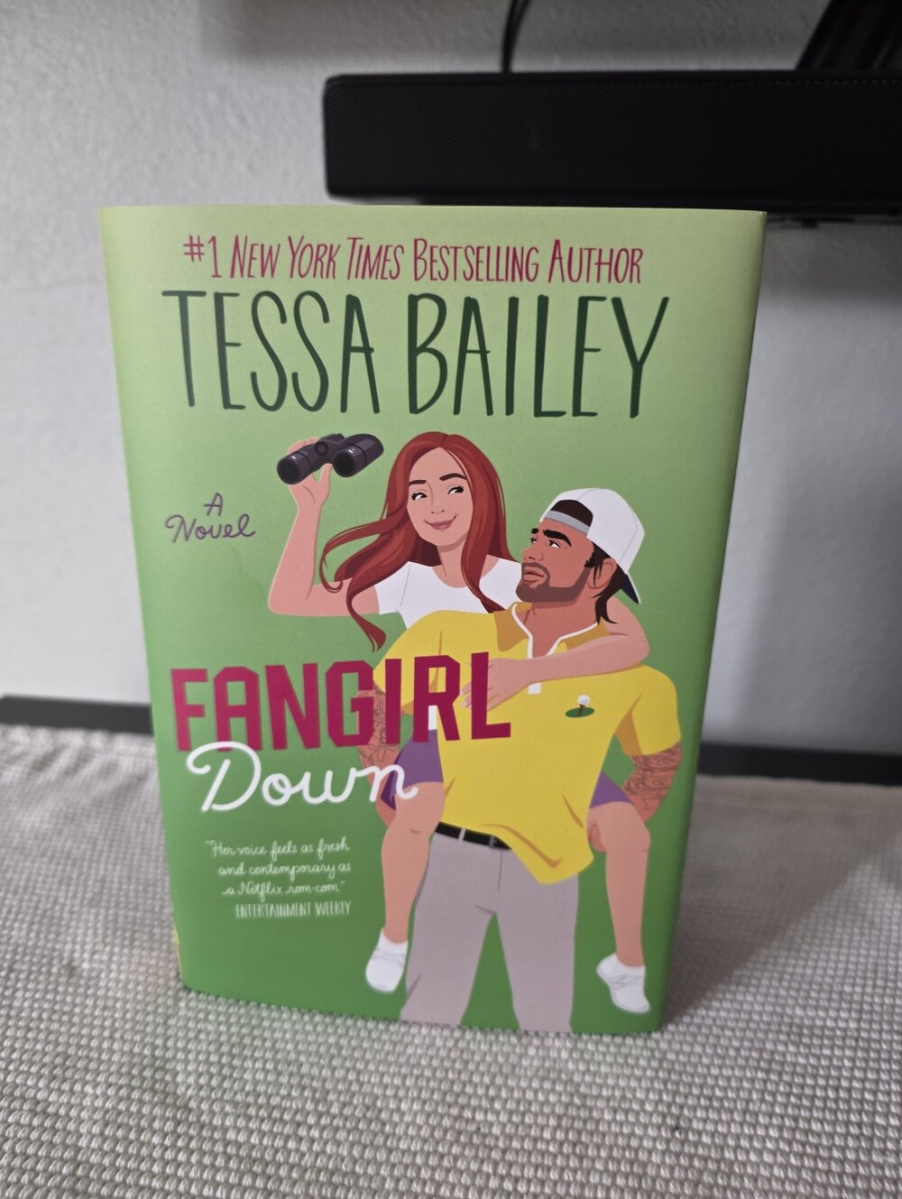 Tessa Bailey Special LitJoy Edition of Fangirl Down Book